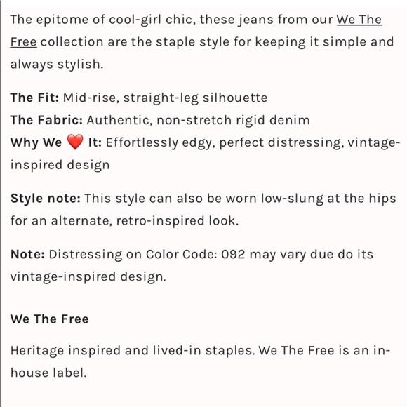 Free People / We the Free Maggie Jeans - Picture 7 of 13